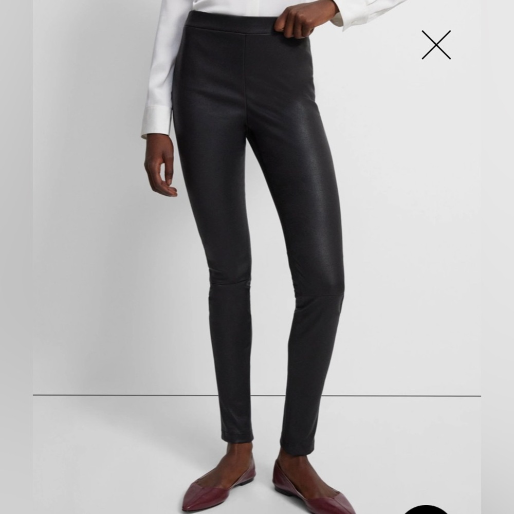Theory leather leggings